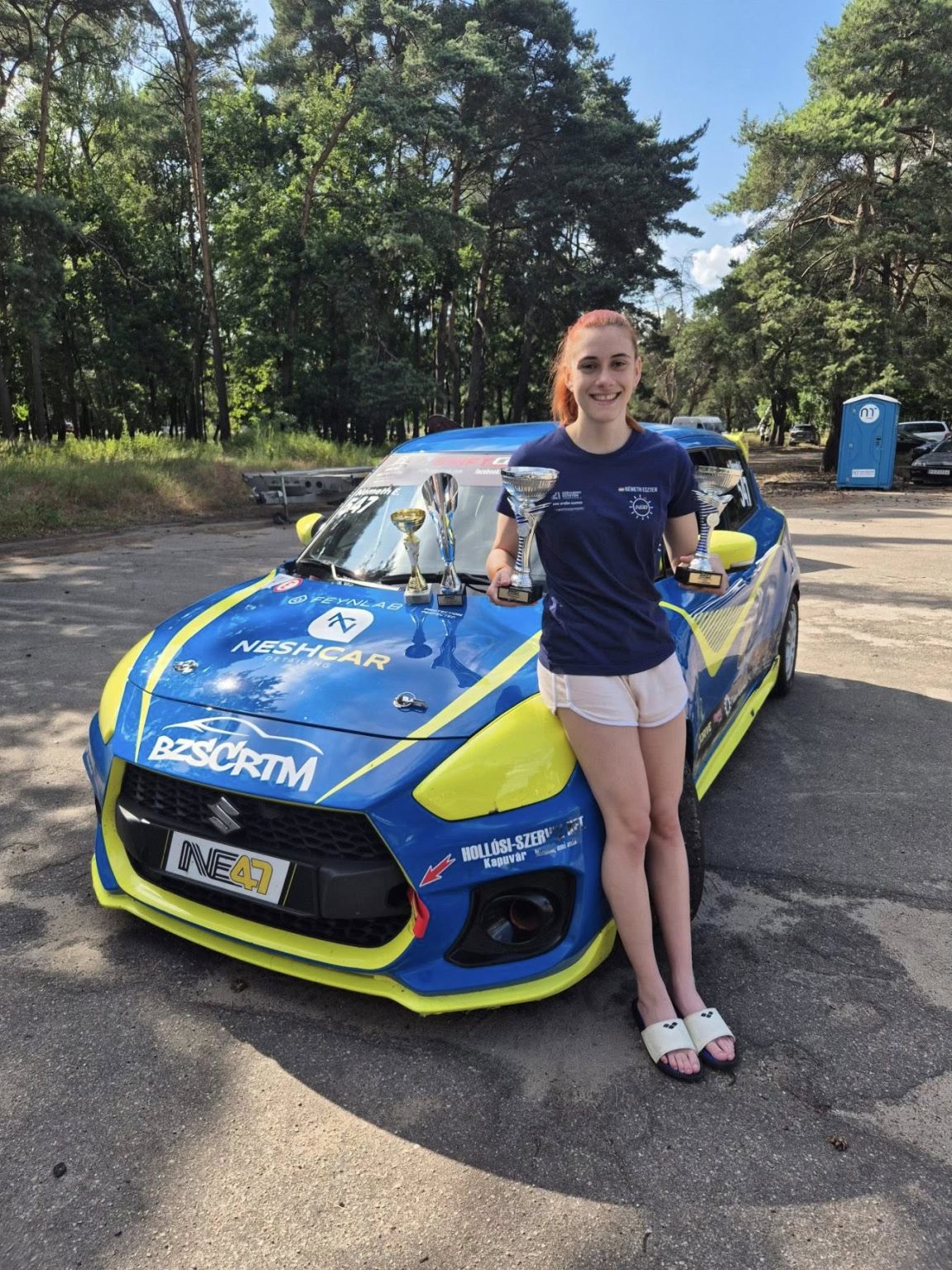 Új szerkesztőnk, Németh Eszter autóversenyző
